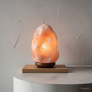 Lampe au sel naturel de l'Himalaya pour la décoration intérieure Produit artisanal naturel authentique fabriqué à la main - Product Image 3