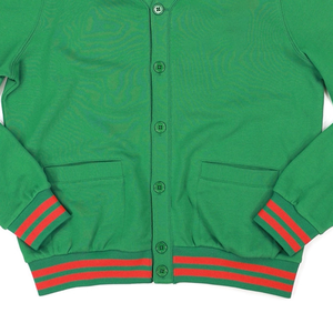 Pull cardigan vintage décontracté d'inspiration universitaire pour femmes avec logo brodé sur le devant pour l'esprit d'école en hiver - Product Image 5