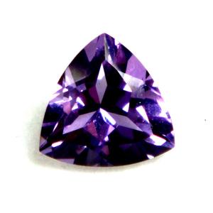 Alta calidad 100% cuarzo amatista Natural facetado trillón corte suelto genuino febrero piedra preciosa para uso en la fabricación de joyas - Product Image 2