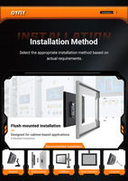 Panel PC Industrial con Pantalla Táctil de 10.1, 12, 15, 17 y 24 Pulgadas, IP65 Impermeable, J6412/N97/i3/i5/i7, 8GB+128GB SSD, Montaje en Panel, Windows 11