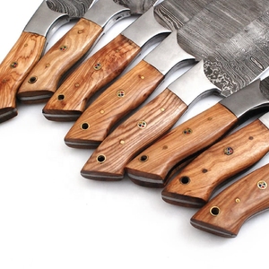 Juego de cuchillos de cocina de acero damasco Profesional servicio OEM ODM de alta calidad personalizado al por mayor juego de cuchillos de chef de nuevo diseño - Product Image 5