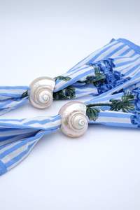 ผ้าเช็ดปากเปลือกหอยธรรมชาติสำหรับตกแต่งบนโต๊ะอาหาร/แหวนผ้าเช็ดปากเปลือกหอยเทอร์โบสำหรับตกแต่งโต๊ะปาร์ตี้งานแต่งงานของขวัญงานฝีมือ - Product Image 6