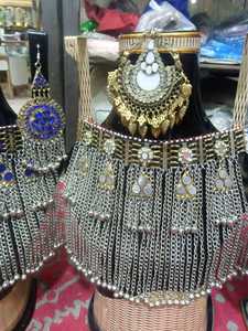 Conjuntos de joyería Vintage Afghani nupcial de alta calidad estilo afgano Tribal Kuchi hecho a mano Color dorado conjunto de joyería cómodo - Product Image 6