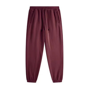 <b>Men's</b> <b>Lightweight</b> Warm Fleece Wide Leg Sweat Pants Plus Size Flare Full Length <b>Trousers</b> Washed Plain for <b>Men</b> and Women - Product Image 4