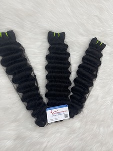 Extensiones de cabello virgen crudo vietnamita de doble trama, máquina de cabello Remy de onda profunda suelta de alta calidad, listas para enviar - Product Image 5