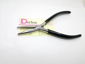 Alicates profesionales para extensiones de cabello, logotipo personalizado, agarre de goma Fomic negro, la mejor extensión de cabello, alicates de microapertura y cierre de cabello - Product Image 3