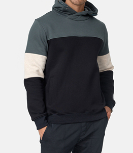 Nuevo Diseño, Sudadera con Capucha para Hombre de la Mejor Calidad, Estilo Panel de Color, Manga Larga, con Capucha, Tejido Suave y Cómodo para Exteriores - Product Image 1