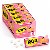 KisKis After Meal Date Commute Suiker Vrij Slank Blikje Perzik Smaak Verfrissende Draagbare Langdurige Frisse Adem Muntjes