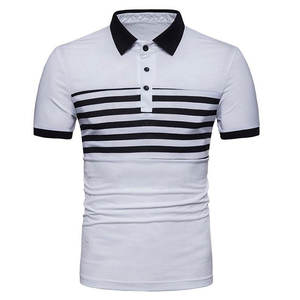 Polo uniforme à motif entièrement imprimé avec logo personnalisé polos vierges tricotés de haute qualité et durables pour hommes pour le golf - Product Image 5