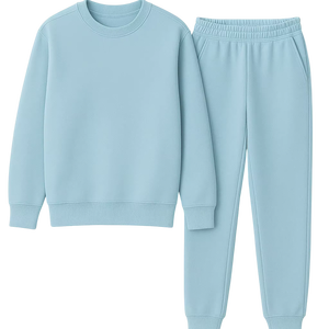 Conjunto Deportivo de Alta Calidad para Hombre, de Secado Rápido, Dos Piezas, Informal, Transpirable, de Algodón y Felpa, para Invierno - Product Image 1