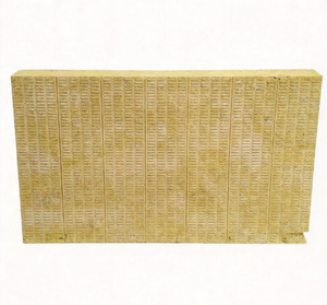 High-Density Rock Wool Sheet Board Square Fire Resistant Thermal Insulation for Modern Industrial Building Walls - Product Image 1