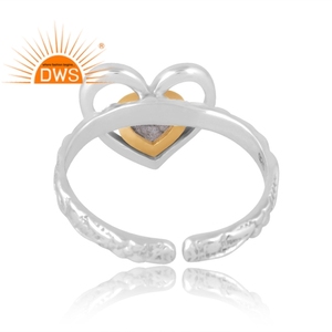 Latest Selling Sterling Silver Natural <b>Labradorite</b> Gemstone <b>Ring</b> Custom Jewelry For Women Gift For Her - Product Image 2