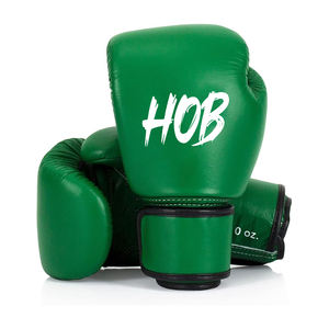 Guantes de boxeo con logotipo estampado personalizado, guantes de boxeo profesionales de piel de vaca sintética, guantes de boxeo para entrenamiento, venta al por mayor - Product Image 1
