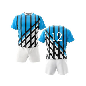 Meilleures ventes Ensembles de maillots de rugby confortables et respirants Haute qualité 100% polyester Manches courtes Séchage rapide Personnalisable Vente chaude - Product Image 4