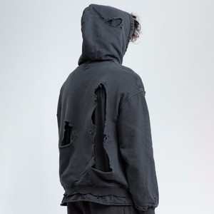 เสื้อฮู้ดแบบสวมหัวสำหรับผู้ชายผ้าฝ้าย100% พิมพ์ลายฤดูหนาว - Product Image 3