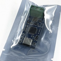 USB Tipe C untuk dapat modul CANABLE V2.0 STM32G4 mendukung CAN2.0 CAN-FD CAN Bus Analyzer