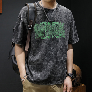 Camisetas de Hombre 100% Algodón Jacquard con Peso de Tela Medio - Product Image 6