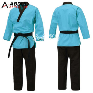 Combinaison d'arts martiaux pour hommes, uniforme d'entraînement durable avec veste et pantalon pour la pratique quotidienne et les activités de remise en forme - Product Image 3