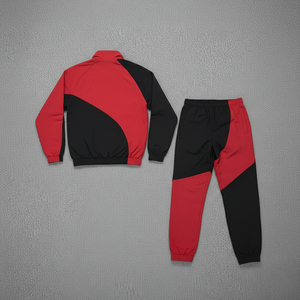 Ensemble de jogging en nylon et polyester Ensemble 2 pièces Veste et pantalon de survêtement en nylon zippés patchwork Survêtements en nylon personnalisés pour hommes - Product Image 5