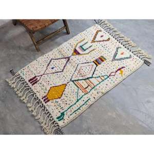 Moroccan Handmade Wool Rugs Authentic Berber <b>Carpets</b> Natural Wool Artisan Craftsmanship customize size and colors high quality - Product Image 3