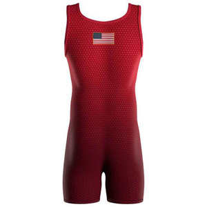 ชุดบอดี้สูทนักมวยปล้ำสีดำสำหรับผู้ชายและผู้หญิง - Product Image 6