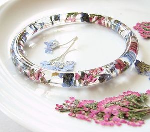 Bijoux fins parfaits Bracelets et Bracelets fins Chaîne fine Bracelets à maillons Résine acrylique Fleur Bracelet Bracelet Bijoux pour - Product Image 1