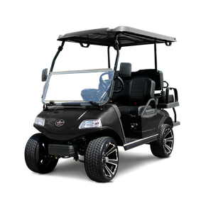 Carrito de Golf Eléctrico de Lujo UltraSilencioso para 4 Personas, Motor con Reducción de Ruido, Asientos de Cuero de Primera Calidad, 24 km/h, Autonomía de 60-100 km, para Gama Alta - Product Image 1