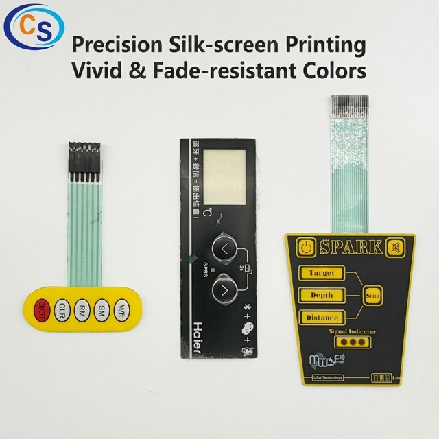 Industrial Electronic Test Equipment Membrane Keypad Custom Functional Button Panel for Home Appliance with Surface Mount