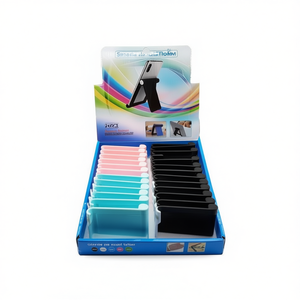 Soporte para Teléfono Móvil DAM, 24 Piezas, Multicolor, Ajustable, Soporte de Escritorio, Material PP, para Tablet y Teléfono - Product Image 1