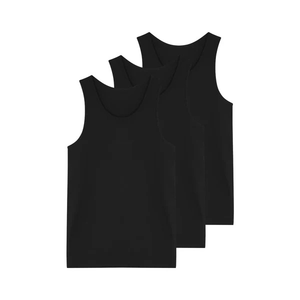 Débardeur de sport pour homme de haute qualité pas cher intérieur sous chemise mélange de coton polyester gilet de gymnastique débardeur pour homme fabriqué au Bangladesh chine - Product Image 2