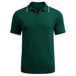 T-shirt d'été pour homme de haute qualité, uni, décontracté, sportswear, à manches courtes, coupe ajustée, respirant, séchage rapide, polyester/coton - Product Image 1