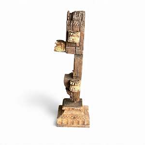 Candelabro de Madera con Diseño de Linterna, Elegantes Portavelas para Decoración del Hogar, Bodas, Navidad y Pascua - Product Image 5