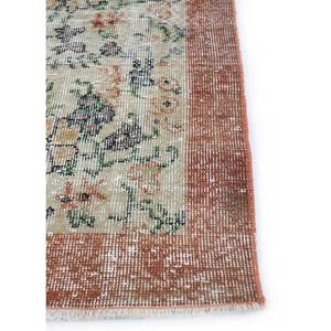 พรมขนสัตว์ลายดอกไม้สไตล์วินเทจ สีเบจ-น้ำตาล ทอมือ สำหรับตกแต่งบ้าน ห้องนั่งเล่น ห้องโถง รุ่น-Pae-2737 - Product Image 4