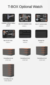 3 couches, rangement d'outils compact et organisé pour la maison, l'atelier et les réparations de bricolage, durable et facile d'accès - Product Image 6