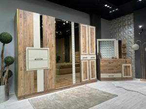 Conjunto de dormitorio tamaño king de lujo moderno con características de almacenamiento, muebles elegantes para el hogar, la Oficina, el hotel o la villa - Product Image 6