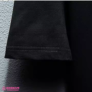 T-shirts Premium pour Hommes en Coton 100% Noir, Col Rond, Style Streetwear, Coupe Ample, Vêtements de Sport - Product Image 5