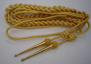 Cordones de Ceremonia de Alta Calidad, Ecológicos, de Hilo Metálico, para Uniformes, Equipo de Defensa Personal, Marca Hamza Badges OEM - Product Image 5