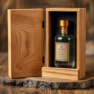 Caja de perfume de madera con acabado antiguo personalizado Superficie pulida natural brillante que exuda lujo y sofisticación, - Product Image 2