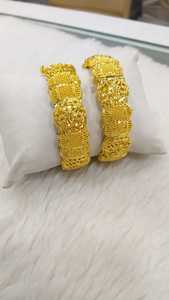 Bracelet plaqué or micro 1 gramme, boucles d'oreilles pour femmes africaines, vêtements de fête - Product Image 6