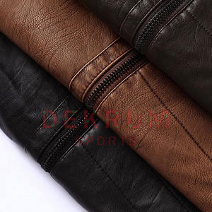 Veste en cuir de vache pour homme, logo personnalisé, haute qualité, hiver, vêtements de mode avec tissu léger, état neuf - Product Image 3