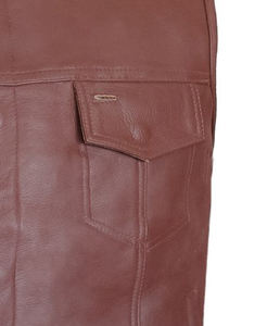 Gilet en cuir de vachette respirant conçu sur mesure pour hommes confortable hiver moto gilet de motard sans manches OEM - Product Image 5