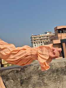 ชุดเดรสยาวผ้าฝ้ายลายสก็อตย้อมสีพื้น ทำมือ ระบายอากาศได้ดี ซักได้ น้ำหนักเบา เหมาะสำหรับงานปาร์ตี้สำหรับผู้หญิง บริการ OEM - Product Image 5