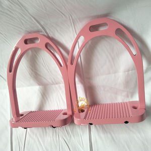 Equine King Horse Jinn Estribos Aluminio Ligero Cristal Jin Estribos Inglés Equitación Silla Accesorios Ecuestre - Product Image 5