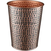 Poubelle décorative en rotin de grande taille faite à la main pour la maison et la cuisine Poubelle de nettoyage domestique de conception tendance pour les ordures