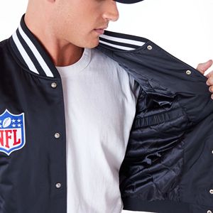High Quality Custom Button <b>Men</b> Bomber <b>Jackets</b> Blank Silk Satin Varsity Letterman Baseball <b>Jackets</b> Embroidered Logo Manufacturer - Product Image 6