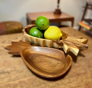Wood Serving Bowl Tray Stylish Design Food Serving Platter Bowl Tableware Decorative Bowl - Product Image 3