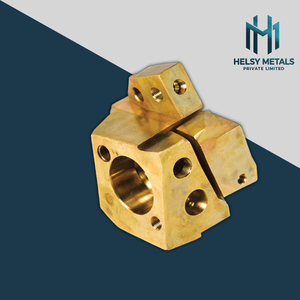 Bloc de connexion usiné en laiton VMC, trous filetés, assemblages mécaniques, longue durée de vie, OEM, applications industrielles mondiales - Product Image 6