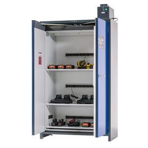 asecos Armadio di Ricarica per Batterie agli Ioni di Litio, SmartStore-Pro, 3 Ripiani, L 1200 mm - Product Image 1
