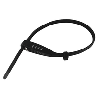 Antivols à câble combinés haut de gamme OEM pour cyclistes et vélos d'enfants, en alliage de zinc et acier, sécurité pour vélos, noir, longueur effective 45 cm