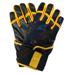 Profesional Infield Correa larga puño cuero hecho béisbol guantes de bateo ajustable adulto joven personalizable ligero - Product Image 6